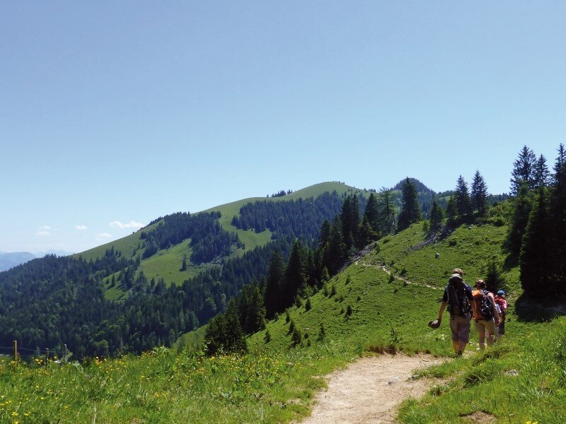 Auf dem Weg von der Rosengasse zum Brünnsteinhaus | © Yvonne Tremml